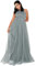 Maya Deluxe Women's Ladies Bridesmaid Maxi Dress Halter Neck Sequin Embellished Prom Graduation Wedding, Misty Green, 10