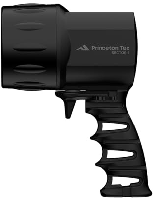 Princeton Tec Sector 5 wasserdichte LED-Tauchleuchte (Schwarz, 1000 Lumen)