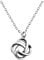 Sofia Milani - Damen Halskette 925 Silber - Gedrehter Knoten Anhänger - N0499