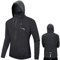 Brisk Bike veste pluie coupe vent homme et Femmes veste imperméable Veste respirante & ultra légère (Black, M)