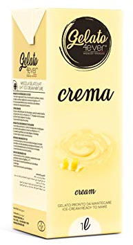 Gelato 4ever - Crème glacée prête à mantecer Crème Bundle 2 Pièces (Crème - Fiordilatte)