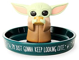 STAR WARS The Mandalorian Grogu Schmuckschale – Grogu 3D-Schmucktablett – Ringschale – Das Kind Schmucktablett Geschenke