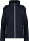 CMP - Abnehmbare Kapuze mit Reißverschluss Inn.Jacket Damenjacke, Schwarz Blau, XXXXL