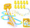HOVCEH Elektrische Ente Treppensteigen Spielzeug, Electric Duck Climbing Stairs Toy, Pädagogisches Spielzeug Ab 3 Jahre, Kriechende Treppe Kinderspielzeug Mit Musik & Fashing LED-Leuchten