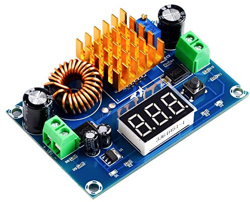 Heemol DC-DC Boost Converter Modul 3-35V auf 5-45V XH-M411 Einstellbares Step Up Voltmeter mit Digitalanzeige.
