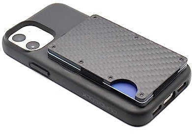 DesignUniverse Porte-cartes en fibre de carbone compatible avec Quad Lock