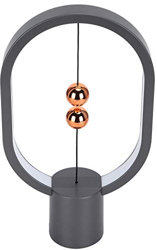 Akozon Heng Lamp Heng LED Lampe Heng Levitating Desk Lamp Balance Lampe USB Smart Magnetische Absorption Halb Luft Schalter LED Schreibtisch Licht Ornamente