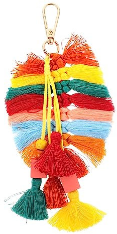 COHEALI Schlüsselanhänger Mit Quaste Langlebiges Taschenanhänger-accessoire Kreativer Schlüsselanhänger-beutel-clip Dekoratives Taschendekor Für Frauen