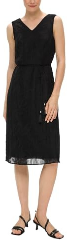 s.Oliver BLACK LABEL Damen 2148294 Kleid kurz, schwarz 9999, 44