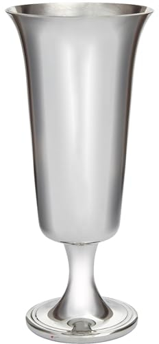 I LUV LTD Évasé Étain Flûte de Champagne Gobelet Cadeau de Mariage Brillant Possibilité de Gravure Livré dans Une Boîte en Carton