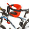 Fahrradsitz Kinder Vorne Kindersitz Fahrrad Sicherheits-Kindersitz Mit Pedal und Sicherheitsbügel, für Mountainbikes,Citybikes,Falträder, für Mountainbike bis 30 kg, von 8 Monaten bis 6 Jahren