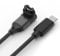 USB C Câble chargeur pour Garmin Vivoactive 5/4/3, Venu 3/2 Plus/2s Venu Sq 2, Vivomove 3 3S Sport, Approach S40 S12 S60 S62 S70, Chargeur rapide Angle Aetto Câble Recharge, Noir