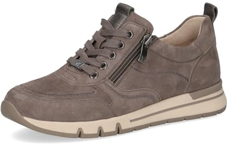 Caprice Comfort Damen Sneaker flach aus Leder Mehrweite H