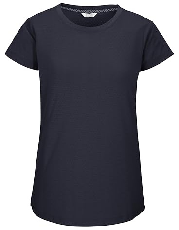killtec Damen Funktions T-Shirt/Tshirt Kurzarm KOS 23 WMN TSHRT, Nachtblau, 46, 42849-000