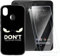 ESACMOT Don't Touch Pattern Schutzhülle kompatibel mit CAT S52 + [2 Stück] Displayschutzfolie aus gehärtetem Glas, stoßfeste Schutzhülle für CAT S52 (5,7 Zoll)
