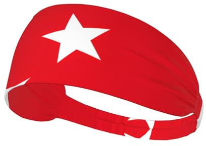 Schweißbänder mit Flagge der Türkei, verstellbares Haarband für Basketball, Fitness, Leichtathletik, Fußball, Yoga