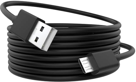 Micro USB Ladekabel 2M Datenkabel,Schnellladekabel Android USB Ladekabel kompatibel mit Samsung S7/S6/S5, Huawei, Xbox, Kindle, PS4 Controller, Fire HD Tablets, Nexus, etc (200, Zentimeter)