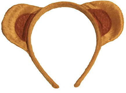 Brown Animal Ears Headband (Pack of 1) - Adorable Accessory for Parties, Cosplay, World Book Day, Fun Events, Festivals, & Everyday Wear Halloween Halloween