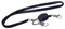 Sharplace Schlüsselband Umhängeband Lanyard Strass Abzeichenhalter Schlüsselanhänger, Schwarz