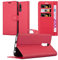 Cadorabo Custodia Libro per Huawei MATE 10 LITE in ROSSO CARMINIO - con Vani di Carte, Funzione Stand e Chiusura Magnetica - Portafoglio Cover Case Wallet Book Etui Protezione