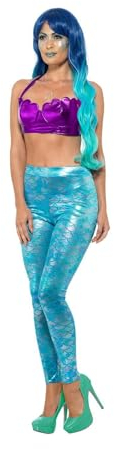 Smiffys Meerjungfrau-Leggings, Blau