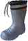demar. Kinder Mädchen Jungen Gummistiefel Wolle gefüttert Regenstiefel leichtes Eva Material Silber 34/35 EU