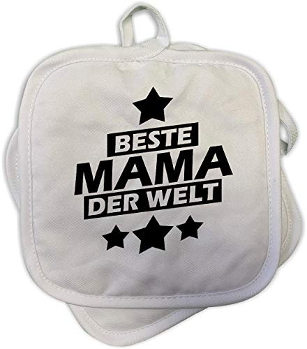Manique, dessous de plat, inscription en allemand « Beste Mama der Welt ».