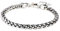 XENOX Herren-Armband 925 Silber Zopfkette 4 mm XS9312/S 19-22 S