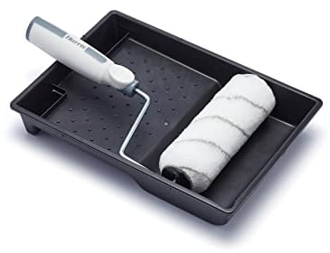 Harris Seriously Good Walls & Ceilings Medium Pile Roller Set | Includes 7 Tray, Frame, 1 x 7 Paint Roller Sleeve