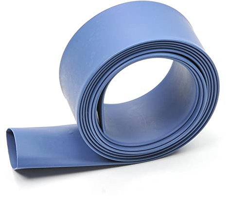 Othmro 1pc Heat Shrink Tubing, 14mm ID Shrink Tube Electric Insulation Tube, 2:1 Ratio Heat Shrink Sleeving Cable Protector—Blue (Length: 1m)