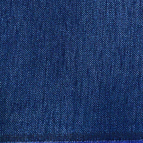 Kt KILOtela - Dekostoff, Polsterstoff, Möbel Bezugsstoff, Doppelseitiges Chenille, Polsterung für Stühle, Sofas, Möbel, Meterware ab 0,5 m, Preis Gilt für 0,5 m, Blau