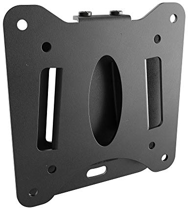 RICOO PC Monitor Wall Mount Flat for 13-27 Inches, Monitor Wall Mount F0711, Monitor Mount, Screen Mount, Screen Wall Mount Monitor 24 Inches up to 30 kg, VESA 75 x 75, 100 x 100 mm