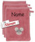 Sterntaler Kinder Waschhandschuh mit Namen bestickt, GOTS zertifiziert Baby Kleinkind Waschlappen personalisiert/Waschtuch zum baden, Geschenk zur Geburt Taufe Ostern Nikolaus (Maus Mabel (3 St.))