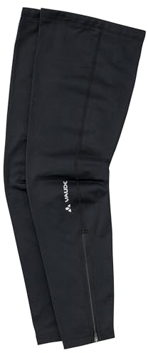 VAUDE Leg Warmer II - Wärmende Beinlinge - Atmungsaktiv, Elastisch, Schnelltrocknend, Klimaneutral, Umweltfreundlich - Ideal für Mehrzweck-Einsatz, black uni