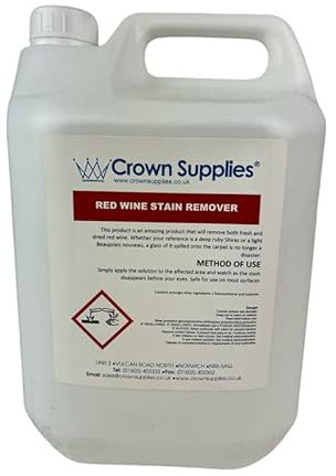 Crown Supplies Red Wine Stain Remover - 5 Litres