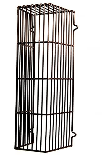 Spares2go Universal Plastic Coated Overflow Guard Boiler Relief Outlet Cage (16 x 4 x 4, Brown)