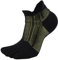 ANIMQUE Professionell Athletische Zehensocken Merinowolle Marathon Sneaker Socken Fünf Finger Verdickt Atmungsaktiv Feuchtigkeitstransport Funktionale Bogen-Kompression Sportsocken, Schwarz 39/42