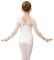 AOQUNFS Mädchen Masche Langarm Ballettkleidung Kinder Gymnastik Turnanzug Tanzen Mädchen Ballett Body, AM3000ZX-Beige, 7-8Jahre