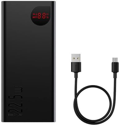 Fast Charge Power Bank Baseus Adaman, 40000mAh 22,5W (Black)