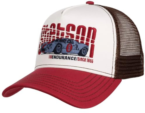 Stetson Endurance Trucker Cap Snapback Mesh Baseball Cap 100% Cotton Unisex Summer Winter Red