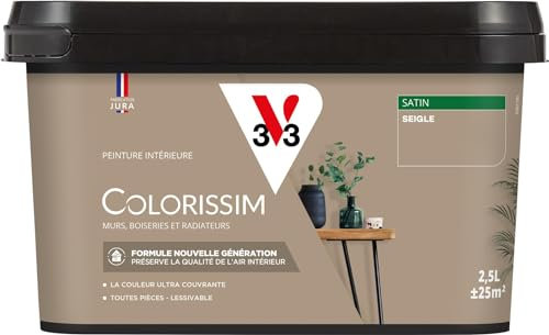 V33 Peinture multi-supports Colorissim® Seigle satin 2,5L