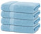 BANANALU 4 Badetücher 70x140 cm 100% Baumwolle Badetuch Duschtuch Placid Blue