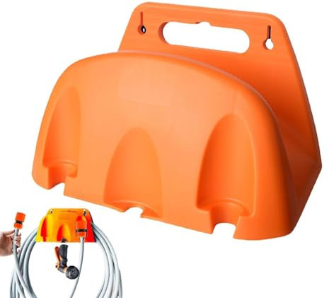 Rurunklee Supporto per tubo da giardino Heavy Duty Gancio per tubo 'acqua da parete per cortile esterno, robusti ganci per tubo flessibile per tubo 'acqua