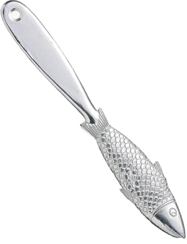 Fish Scaler, Aluminium, 21.2 cm, Silver