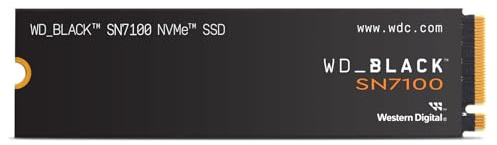 Western Digital SSD Interne 4 to WD Black SN7100 (Lecture jusqu'à 7 250 Mo/Sec) M.2-2280 NVMe WDS400T4X0E-EC