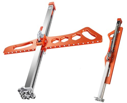 Gipskarton-Plattenschneider, Hochpräziser Gipskarton mit Skala Schneiden, Trockenbau-Schneidewerkzeug, Doppelseitige Klinge, 1,5–60 cm Schnittbreite, für Wand, Holz