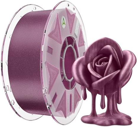 Creality PLA Filament,Hyper PLA RFID 3D-Druckerfilament–Hochgeschwindigkeit 30-600 mm/s,1kg(2,2lbs) Spule CFS Unterstützung,Kompatibel Mit K2 Plus Combo und Meisten 3D-Druckern Sternenhimmel Rosa