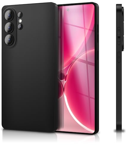 NALIA Ultra Slim Hardcase für Samsung Galaxy S26 Ultra - Hülle | Schwarz Opak, Vergilbungsschutz, UV-stabiles Polycarbonat, Linsen einzeln umschlossen, Anti-Fingerprint, Soft-Touch Grip