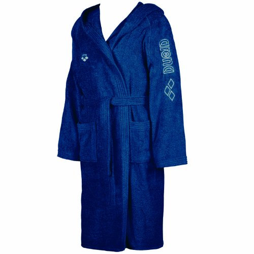 Arena Zodiac Accappatoio, Blu/Grigio metallizzato, XS
