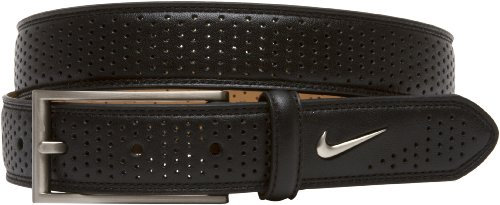 Nike Perforierter Damengürtel, Schwarz, S